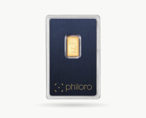 Philoro Goldbarren 2,5g geschenkt