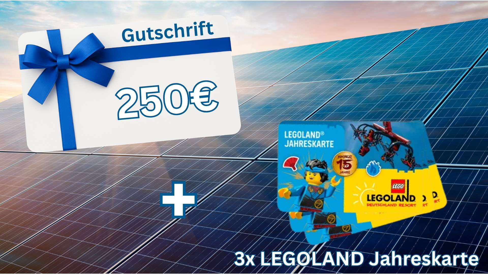 250 € + 3 LEGOLAND-Jahreskarten