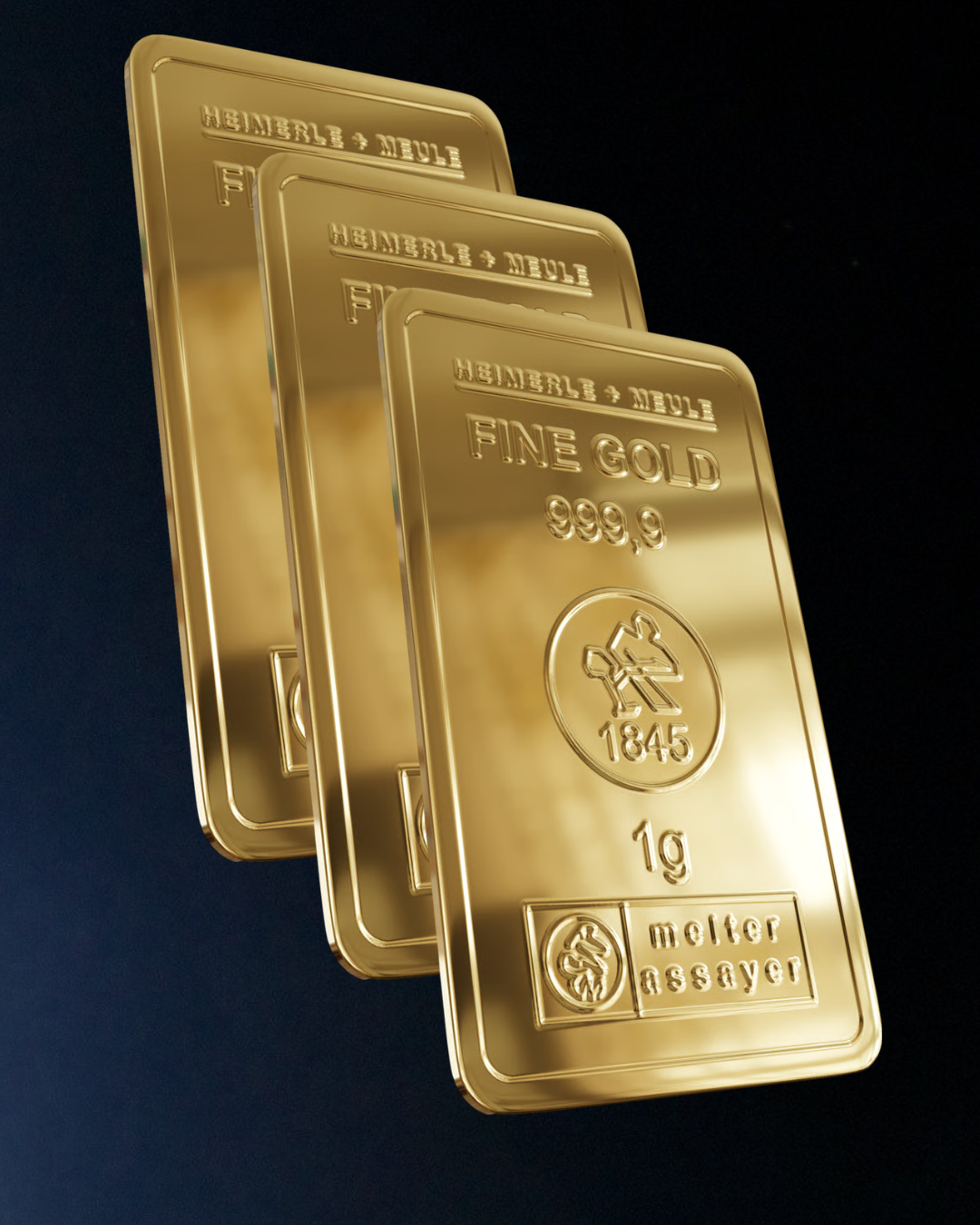 3g Goldbarren im Wert von 450€