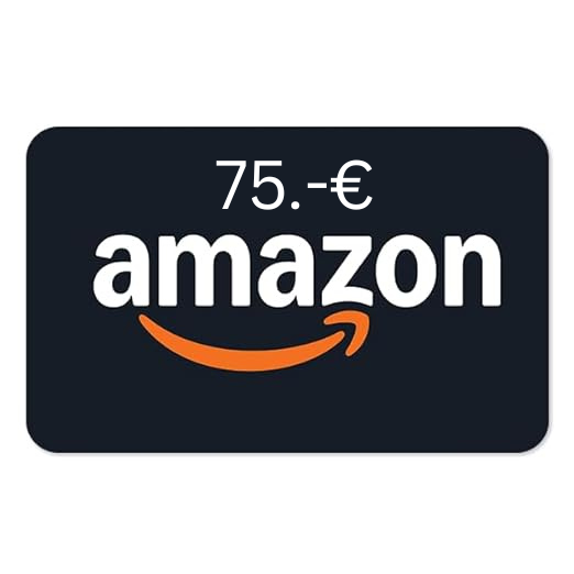 75,- EUR Amazon Gutschein