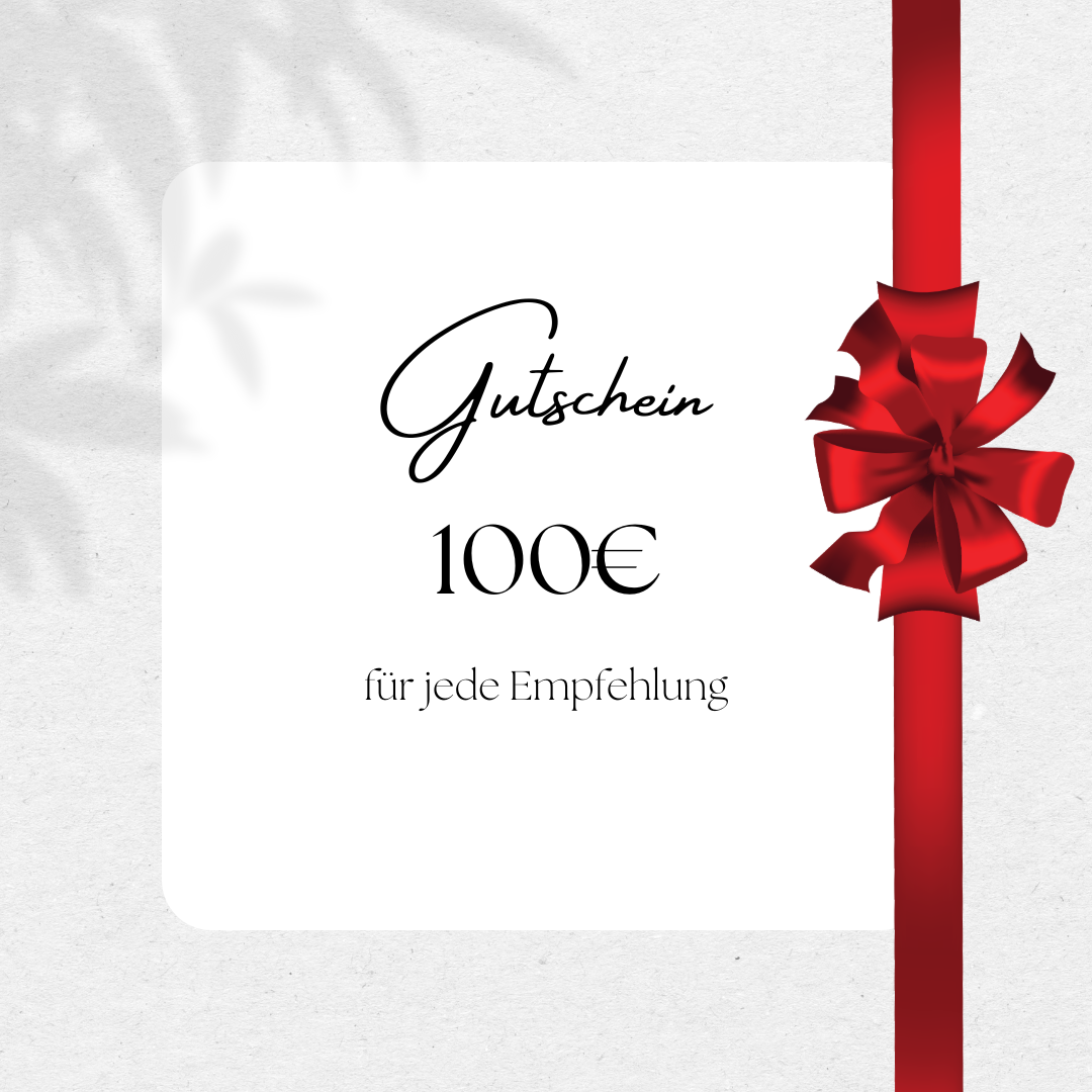 Bild von Empfehlungsgeschenk 100€ Gutschein