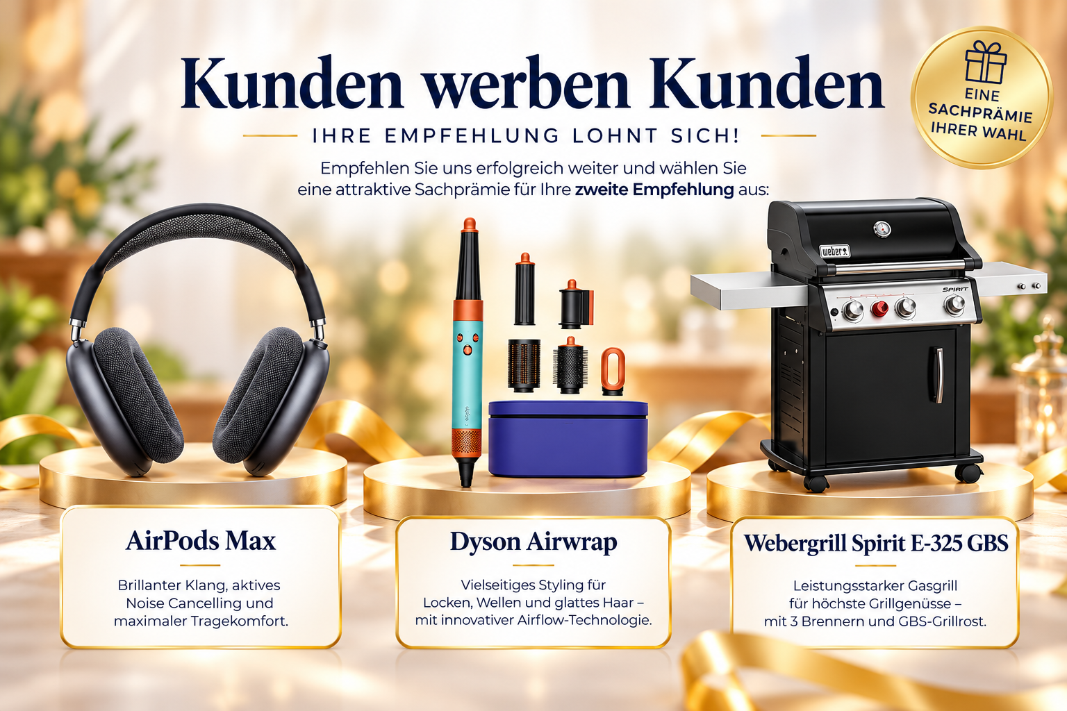 Airpods Max - Dyson Airwrap - Webergrill
