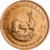 1x Krügerrand 1/10 Unze Gold