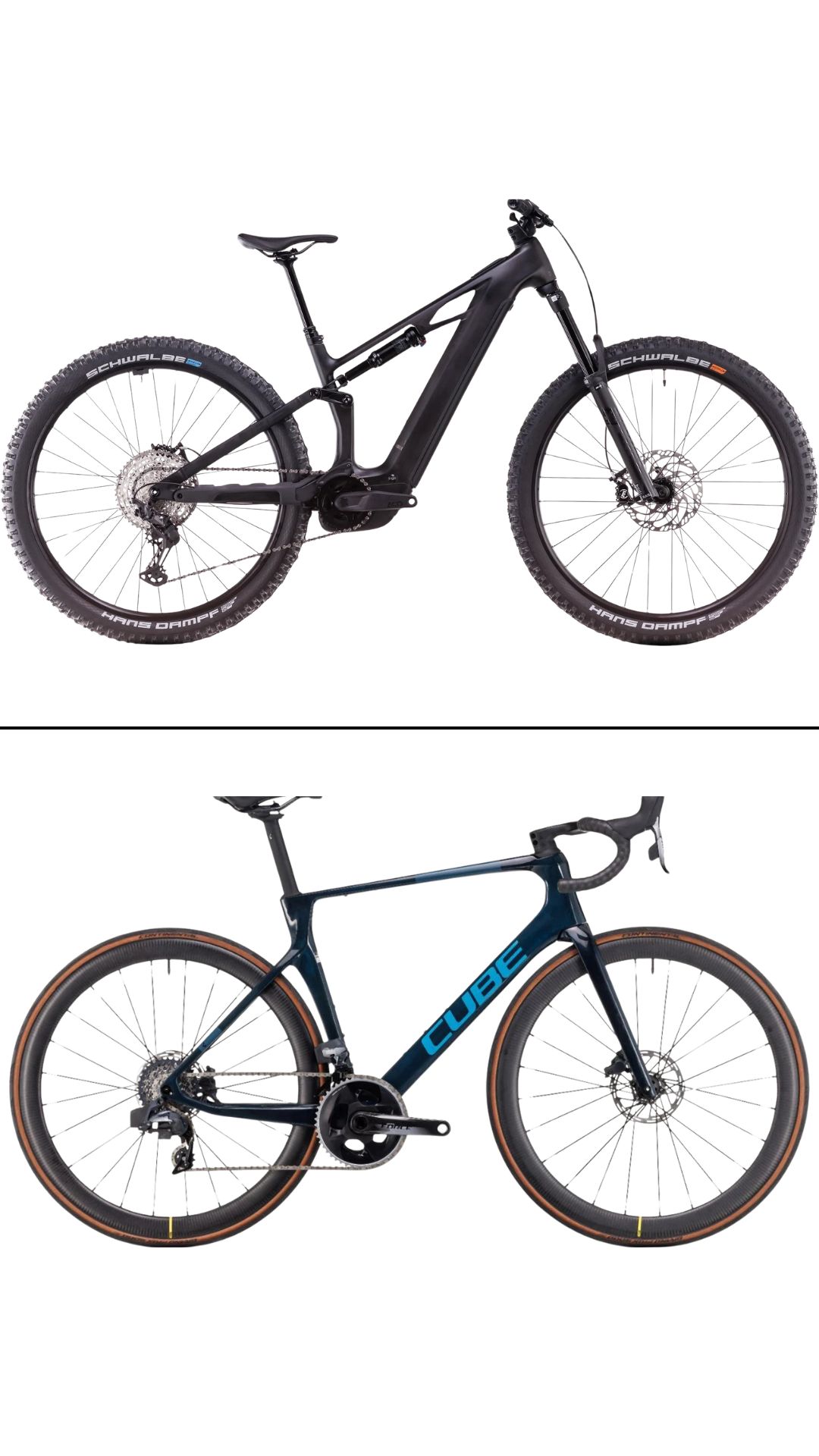 Bild von Empfehlungsgeschenk Cube E-Mountainbike oder Cube Rennrad