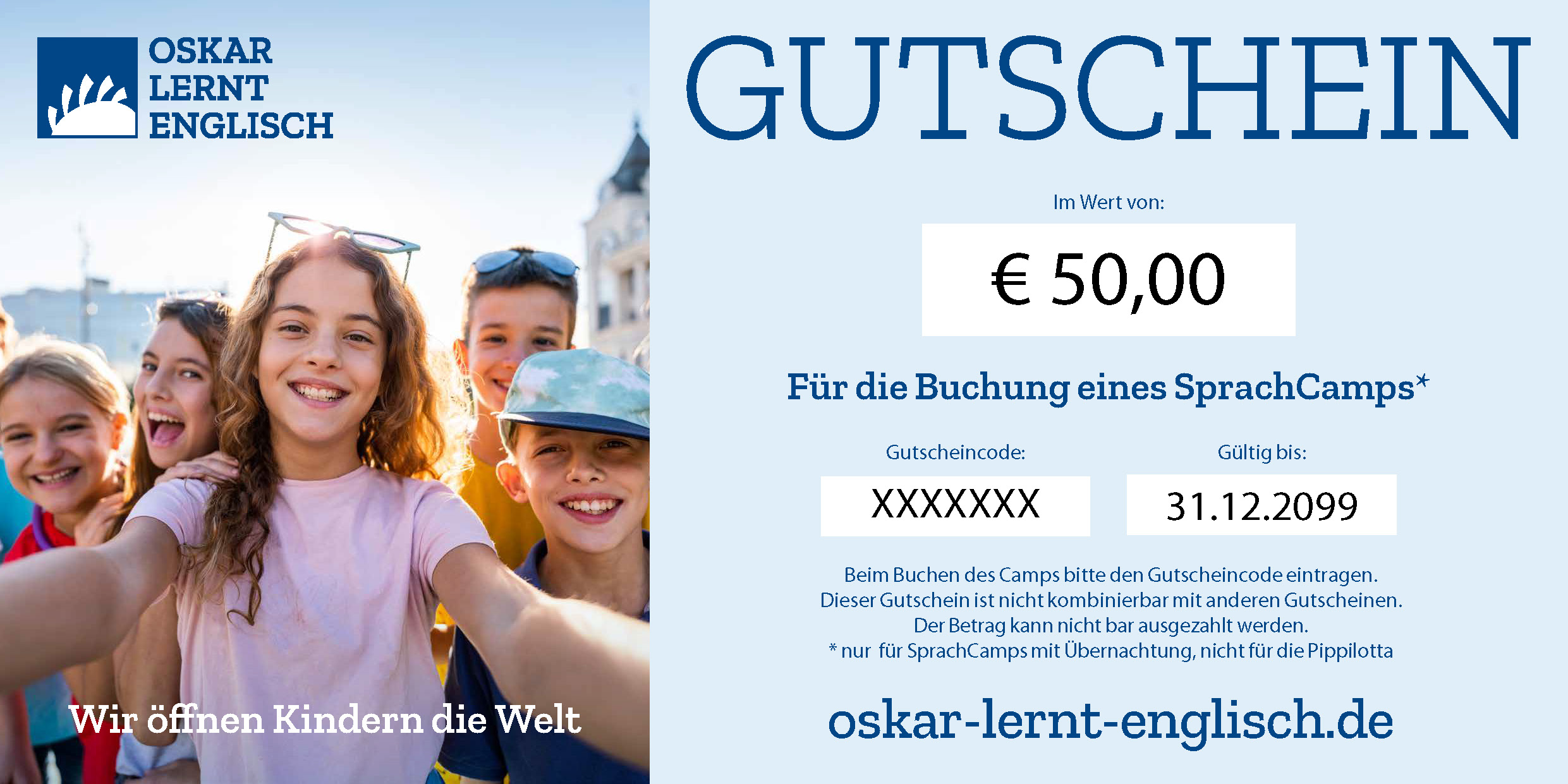 SprachCamp Gutschein
