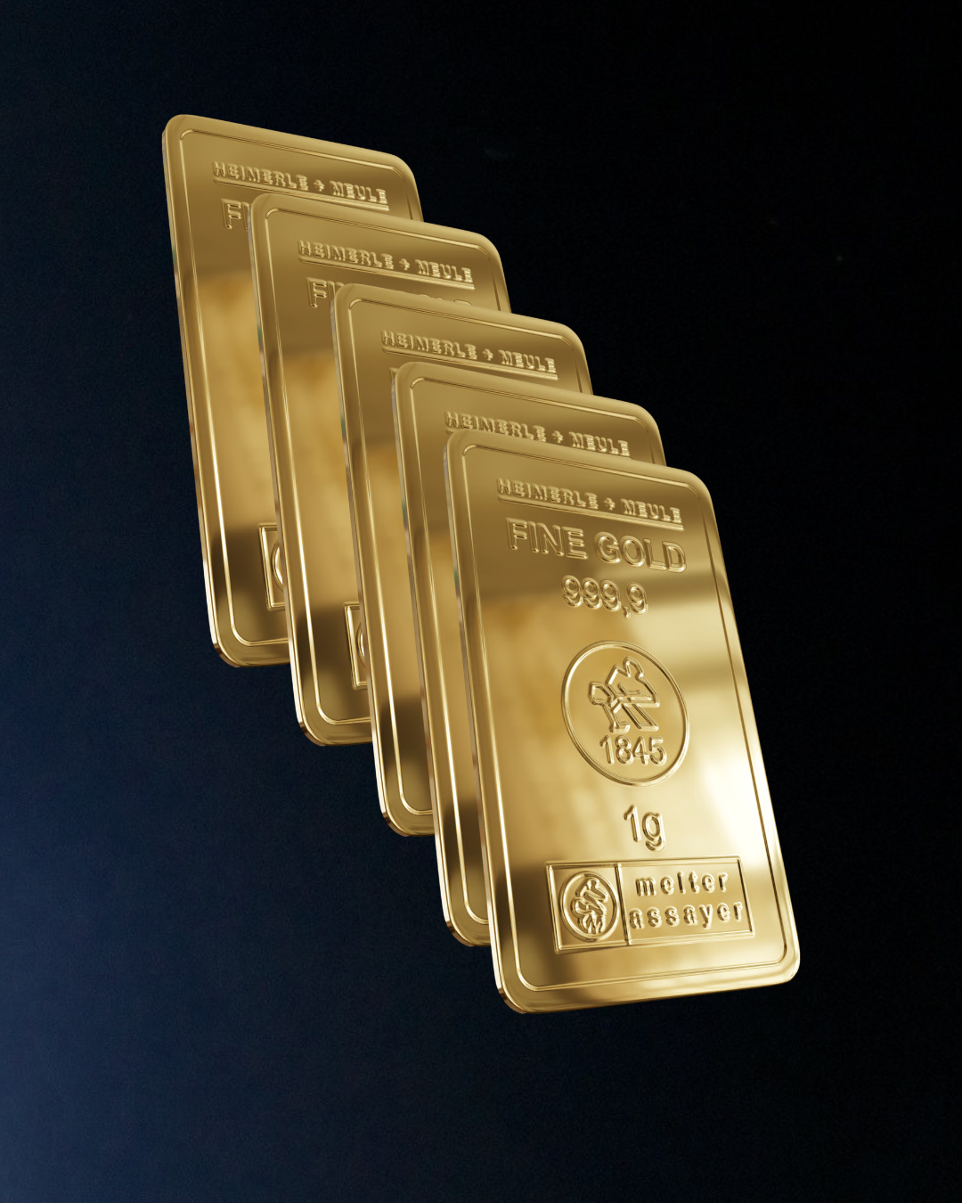 5g Goldbarren im Wert von 750€