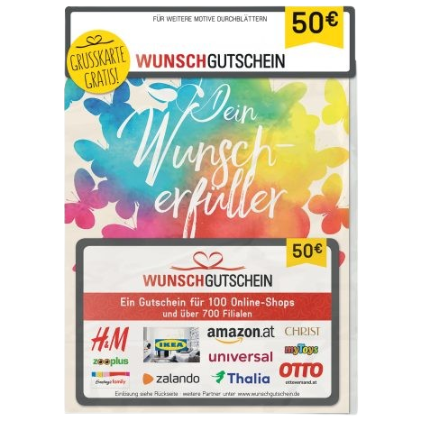 Bild von Empfehlungsgeschenk Wunschgutschein
