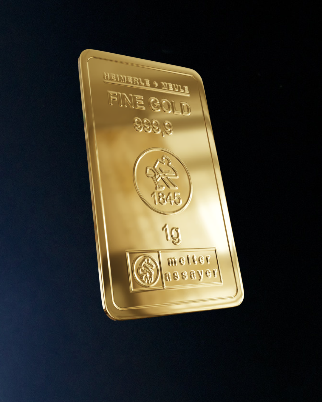 1g Goldbarren im Wert von 200€